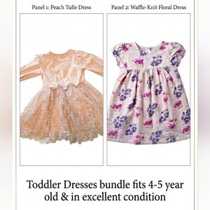 Adorable Toddler Dress Bundle | Fits Ages 4-5 | Excellent Condition
